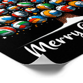 Volleyball Christmas Tree Lights Niedlich Volleyba Poster (Ecke)