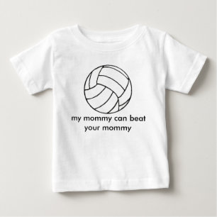 volleyball_clipart_ball [1], meine Mama kann y Baby T-shirt
