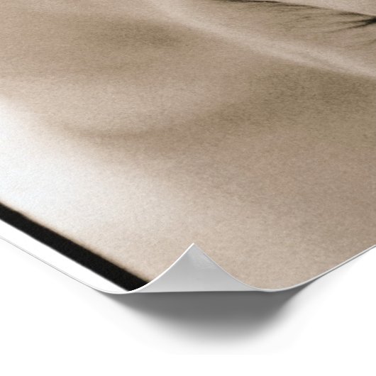 Volleyball Close-Up Poster (Ecke)