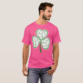 Volleyball Clover Leaf Happy St Patrick's Day Spar T-Shirt (Vorne ganz)
