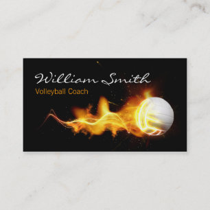 Volleyball Coach Business card Visitenkarte