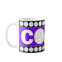 Volleyball Coach Custom Color Coffee Tasse