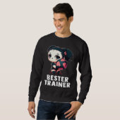 Volleyball coach  cute panda girl volleyball sweatshirt (Vorne ganz)