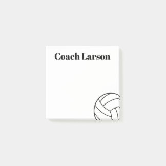 Volleyball Coach danken Ihnen Geschenksticknoten! Post-it Klebezettel