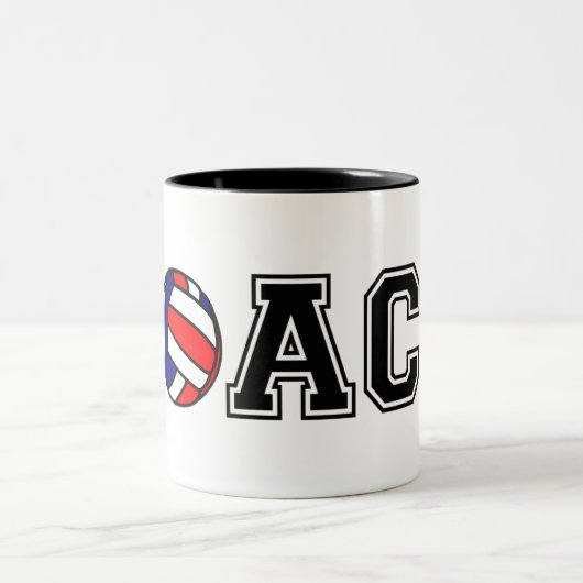 Volleyball-Coach Dankeschön Geschenk Kaffee Tasse (Mittel)