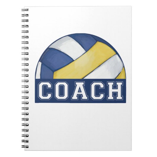 Volleyball-Coach-Foto Notizblock (Vorderseite)