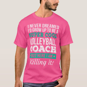 Volleyball Coach Funny Danke T-Shirt