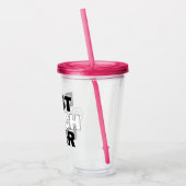 Volleyball Coach ist der beste Trainer für Spaß be Acryltrinkbecher (Links)