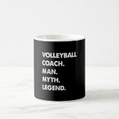 Volleyball Coach Man Myth Legende Kaffeetasse (Mittel)