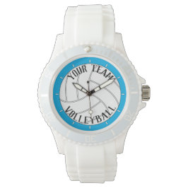 Volleyball-Coach oder Spieler Custom Team Name Spo Armbanduhr