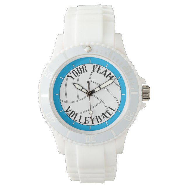 Volleyball-Coach oder Spieler Custom Team Name Spo Armbanduhr (Vorderseite)