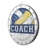 Volleyball-Coach ProfiledInk Dart Board Dartscheibe (Vorderseite rechts)