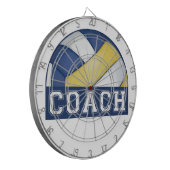 Volleyball-Coach ProfiledInk Dart Board Dartscheibe (Vorderseite Links)