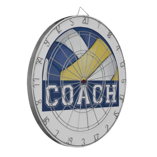 Volleyball-Coach ProfiledInk Dart Board Dartscheibe (Vorderseite Links)