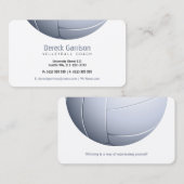 Volleyball Coach | Übungsstunden Visitenkarte (Vorne/Hinten)