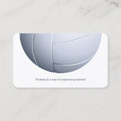Volleyball Coach | Übungsstunden Visitenkarte (Rückseite)