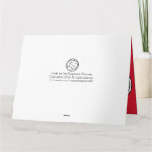 Volleyball Coach Vielen Dank Dankeskarte (Rückseite)