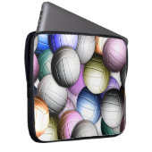 Volleyball-Collage Laptopschutzhülle (Vorne Rechts)