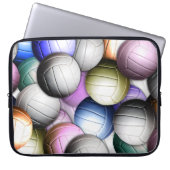 Volleyball-Collage Laptopschutzhülle (Vorderseite)