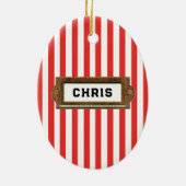 Volleyball Collectible Keramik Ornament (Hinten)