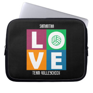 Volleyball-Computerhülse VolleyChick Liebe Laptopschutzhülle