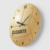 Volleyball Custom Ball Wall Uhr (Winkel)