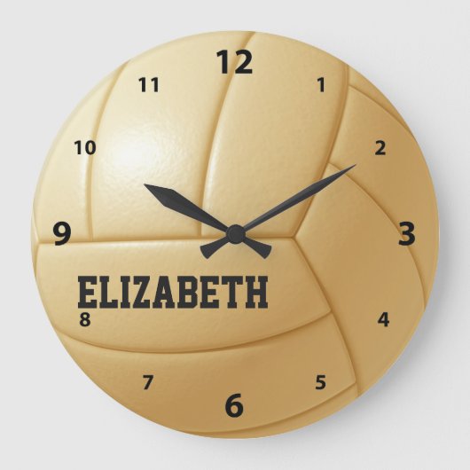 Volleyball Custom Ball Wall Uhr (Vorderseite)
