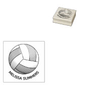 Volleyball Custom-Name Gummistempel (Stempel)