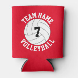 Volleyball Custom Team Name & Spielnummer Sport Dosenkühler