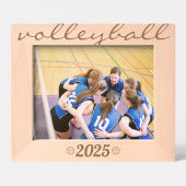 Volleyball custom year minimalist geätzte rahmen