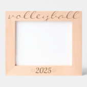 Volleyball custom year minimalist geätzte rahmen (Vorderseite)