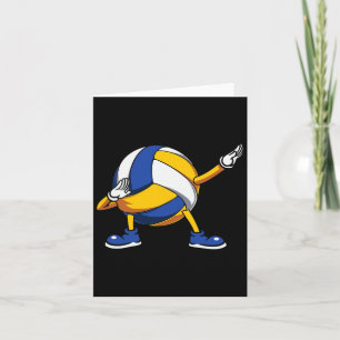 Volleyball Dab Tanzen Volleyball Liebhaber Karte