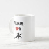 Volleyball Dad (Female Athlete) Kaffeetasse (Vorderseite Links)
