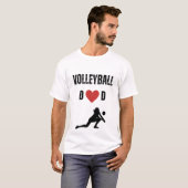 Volleyball Dad (Female Athlete) T-Shirt (Vorne ganz)