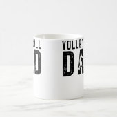 Volleyball Dad For Men Family Matching Funny Volle Kaffeetasse (Mittel)