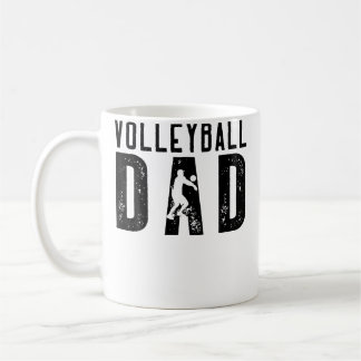Volleyball Dad For Men Family Matching Funny Volle Kaffeetasse