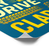 Volleyball Dad - Funny Proud Father Player  Poster (Ecke)