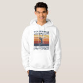 Volleyball Dad Like A Normal Dad Only Cooler Vinta Hoodie (Vorne ganz)