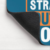 Volleyball Dad Straight Outta Money Funny Srts Par Mousepad (Ecke)