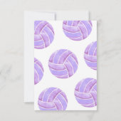 Volleyball Dankeskarten Dankeskarte (Rückseite)