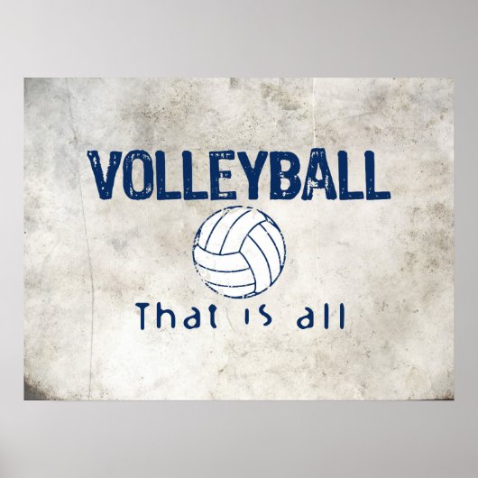 Volleyball, das ist alles poster (Vorne)