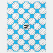 Volleyball-Decke Fleecedecke (Vorderseite)