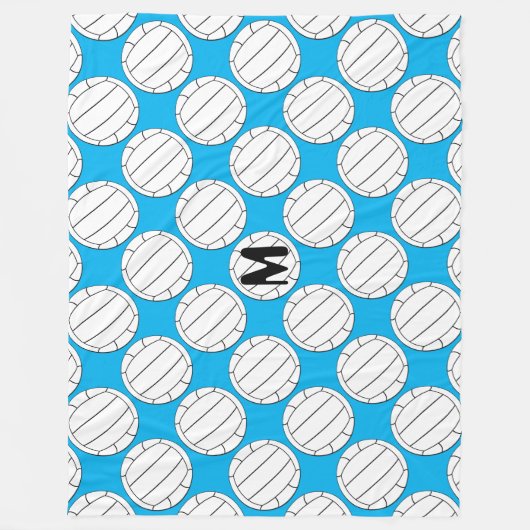 Volleyball-Decke Fleecedecke (Vorderseite)