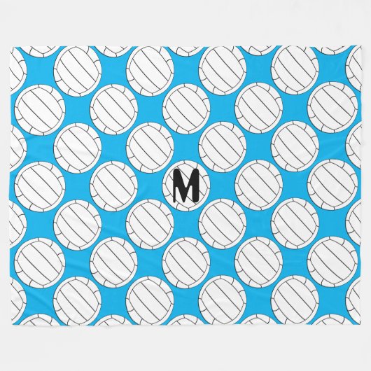 Volleyball-Decke Fleecedecke (Vorderseite (Horizontal))