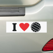 Volleyball der Liebe I Autoaufkleber (Auf Auto)