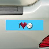 Volleyball der Liebe I Autoaufkleber (Auf Auto)