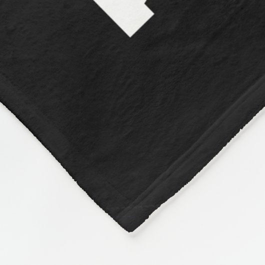 Volleyball 🏐 Design - Blau, Weiß, Schwarz Fleecedecke (Ecke)