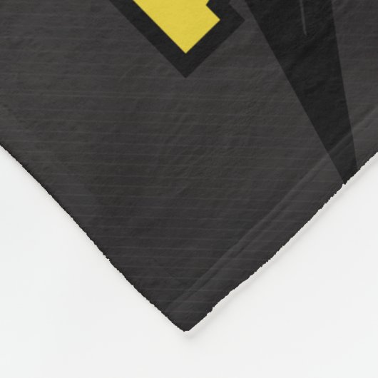 Volleyball 🏐 Design - Grün, Gold, Schwarz Fleecedecke (Ecke)