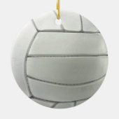 Volleyball Design Round Ornament (Hinten)