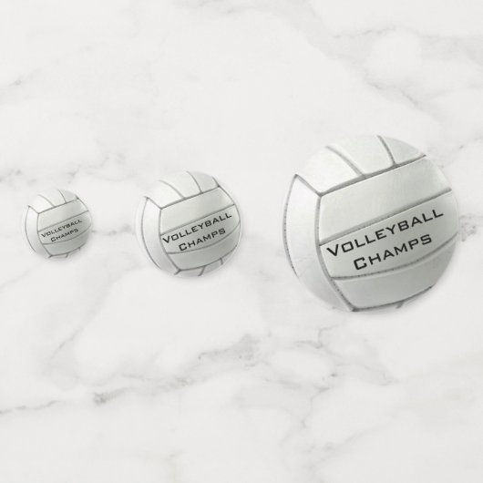 Volleyball Design Table Confetti Konfetti (Vorderseiten)